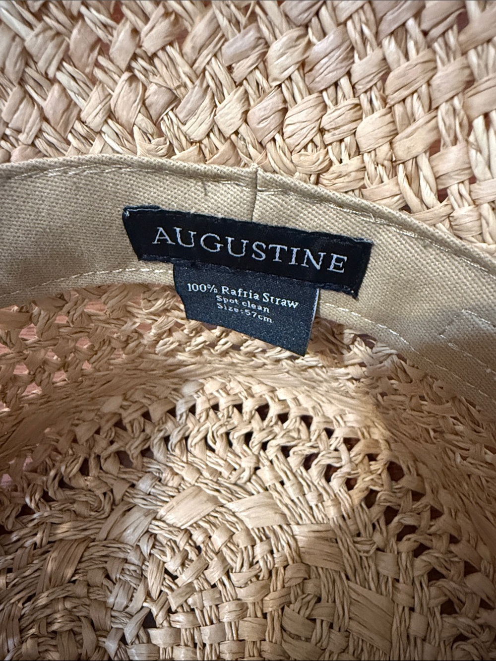 Augustine Rafria Straw Bucket Hat - Picture 2 of 7